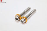 Stainless Steel Su304 M10 P1.5 Screw For Brake Caliper Adapter M10*70Mm*p1.5 / Gold Universal Parts