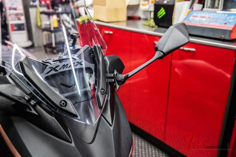 Tbss Forward Mirrors With Multi-Function Platform System For Yamaha X-Max 300 Xmax