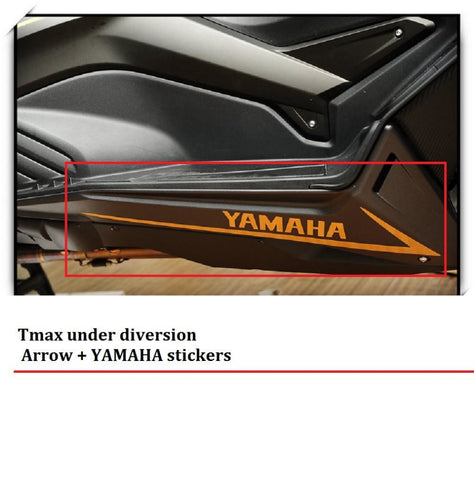 Tmax Under Diversion Arrow + Yamaha Stickers Tmax