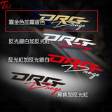Xiii Studio Drg Drago Word Decorative Decals A-Gold/sliver