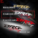 Xiii Studio Drg Drago Word Decorative Decals B-White/red