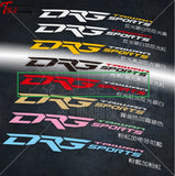 Xiii Studio Drg Taiwan Club / Sports Words Armrest Rear Reflective Decal A-Checkered Flag