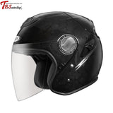 Zeus Helmet Zs-625 Jet Open Face Carbon Helmt